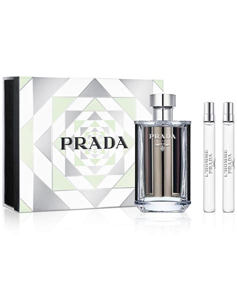 prada l'homme gift set macys|Prada cologne for men.